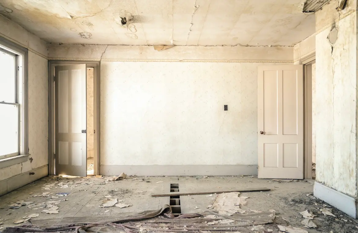 Waste disposal crew managing a cleanout project in Portville