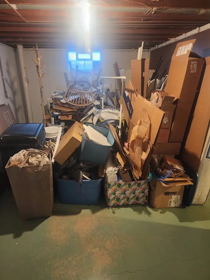 Roll-off dumpster container at job site for Construction Dumpster Rental in Portville